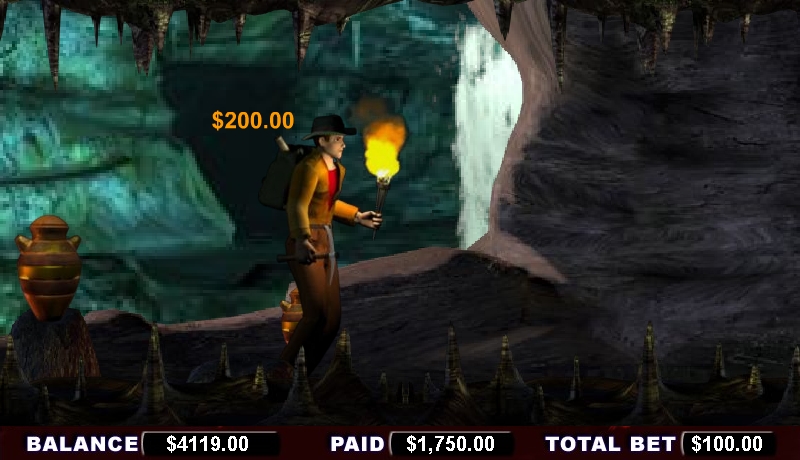 Diamond Cave Leprechaun Bonus Round at InterCasino