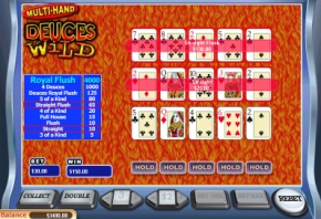 Multi-Hand Dueces Wild