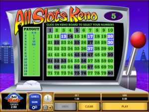 Microgaming Video Keno