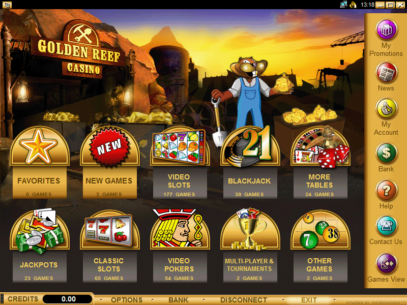 Microgaming Casino Lobby