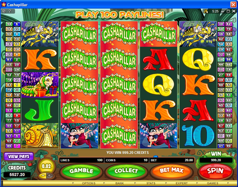 Cashapillar Bonus Slot