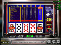Click to play Online Double Double Bonus Poker