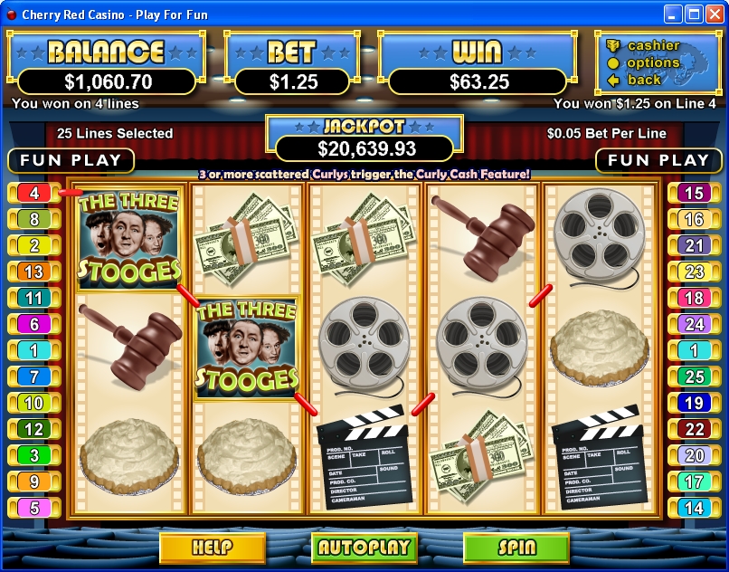 Three Stooges Bonus Slot