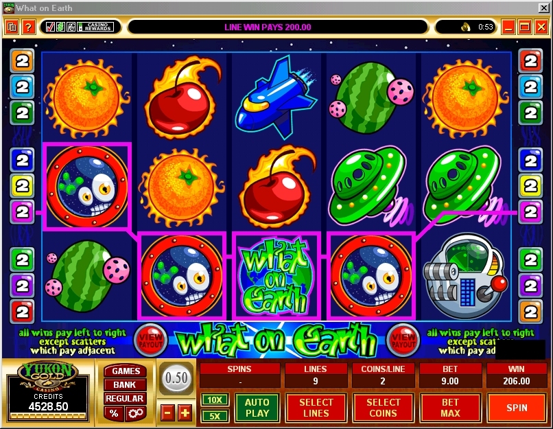 What on Earth Video Bonus Slot Game